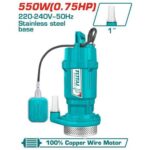 Total Submersible pump 550W(0.75HP) Max.head:25M - Image 2