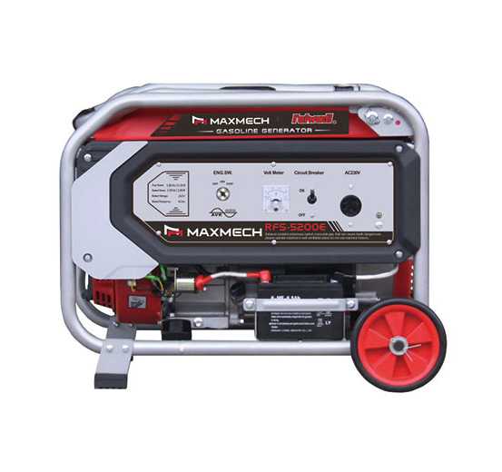 9342853.jpg Maxmech Electric Start Generator RFS-5200E 3.8 KVA/3.0 KW - Image 1