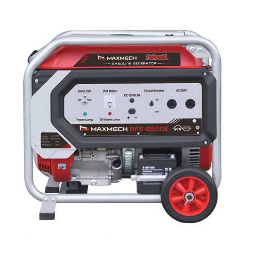 9342855.jpg Maxmech Electric Start Generator RFS-6500E 6.9 KVA/5.5 KW - Image 1